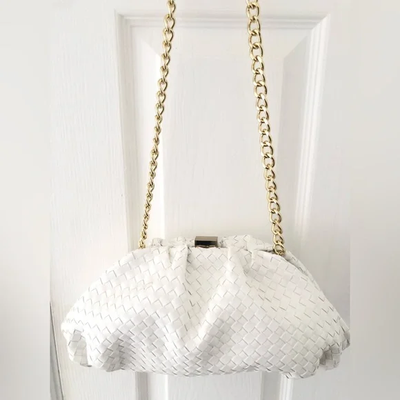 White House Black market woven Cross body bag/clutch - Picture 11 of 15
